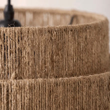 Tessara – Suspension cylindrique en fibres naturelles