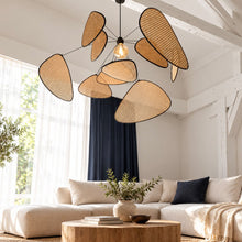 Elyna – Suspension sculpturale en cannage