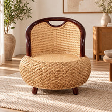 Sienna – Fauteuil bas en rotin brun